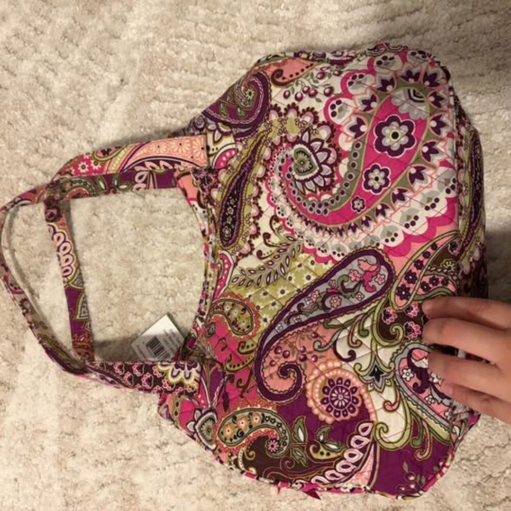 Vera Bradley Pleated Tote Bag